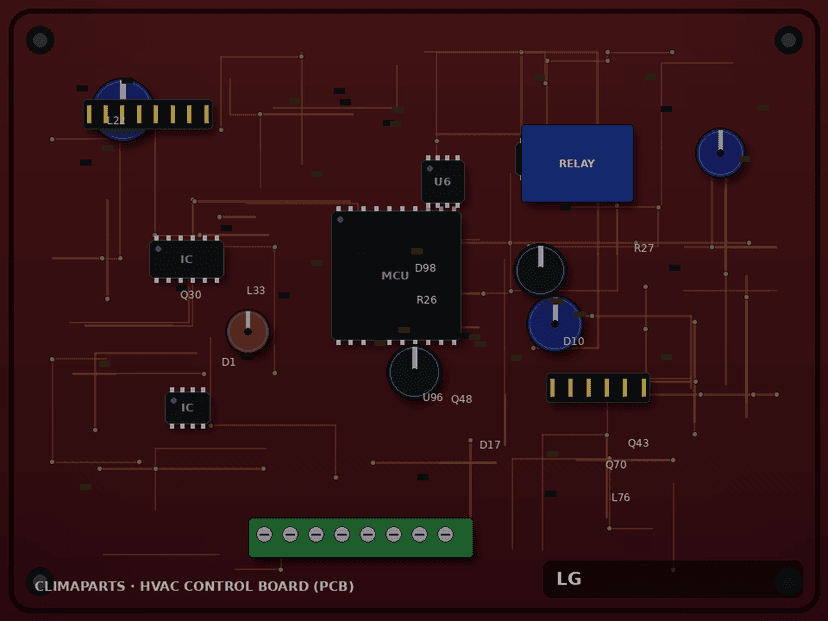 PCB controle LG Artcool Stylist AS-W