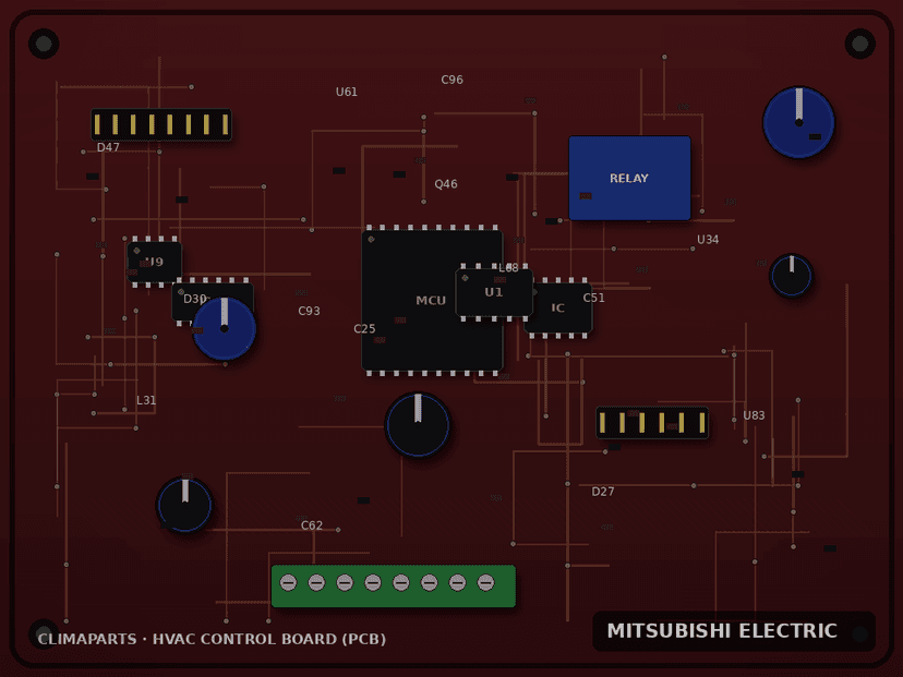 Carte controle Mitsubishi SEZ cassette
